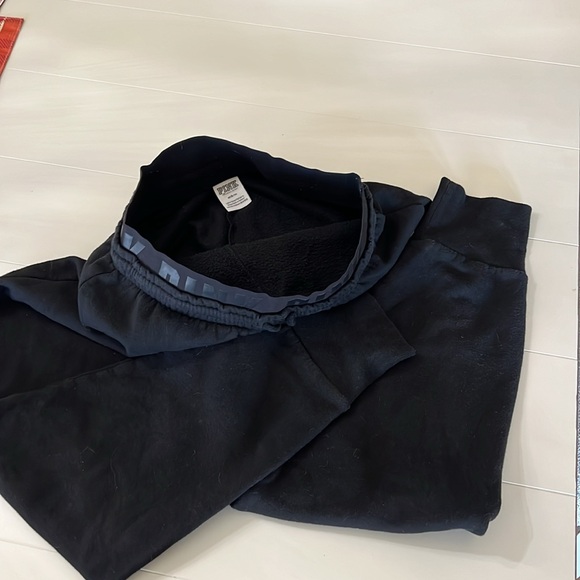 Pink Victoria’s Secret black joggers - Picture 8 of 10